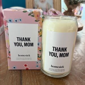 Homesick Thank You, Mom Candle - Cream